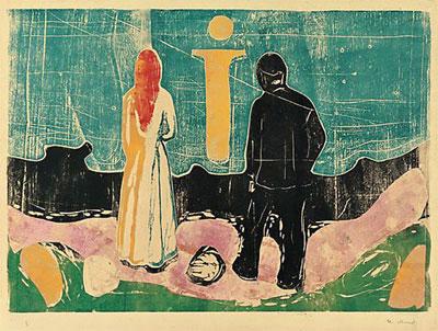 The Lonely Ones, Edvard Munch